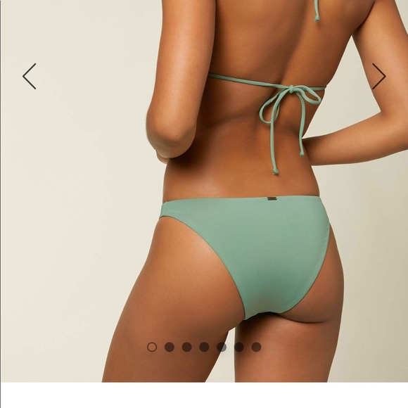 FLAMENCO SALTWATER SOLIDS HI-LEG CHEEKY BOTTOMS - Picture 2 of 4